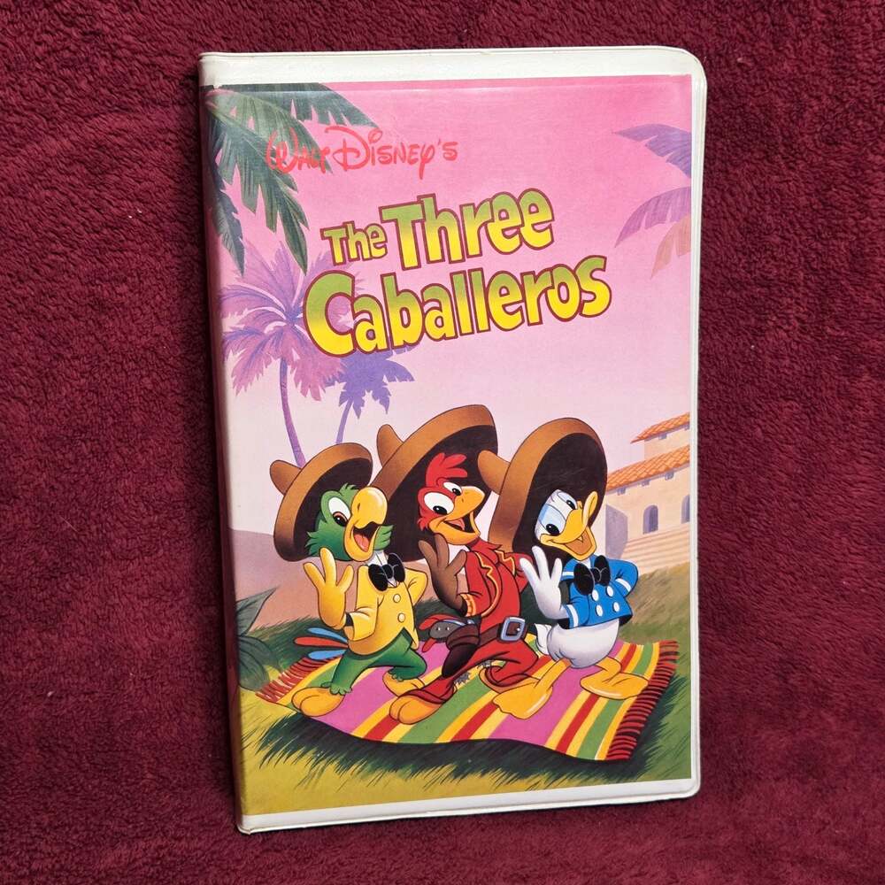 Walt Disney's The Three Caballeros (1997) VHS Clamshell Edition
